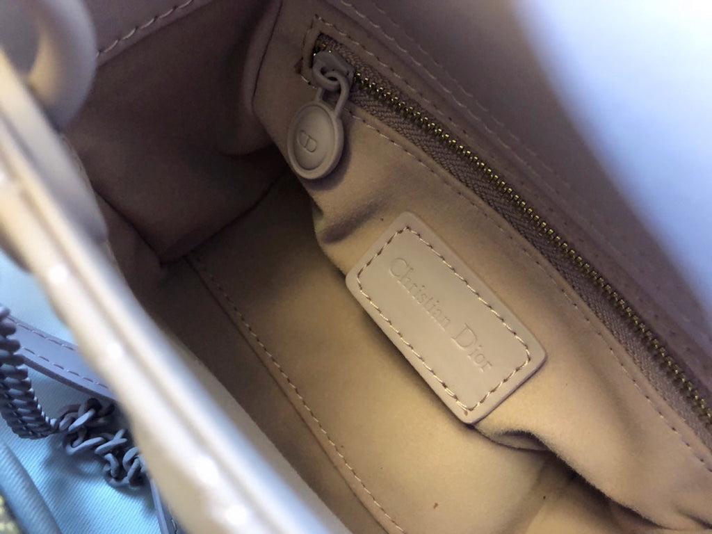 MINI LADY 17 BAG IN LIGHT PINK CALFSKIN