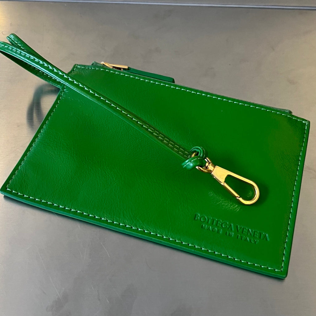 CANDY ARCO TOTE 20 IN GREEN SOFT LAMBSKIN