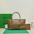 Large Cabat 45cm Brown Lambskin Ghw