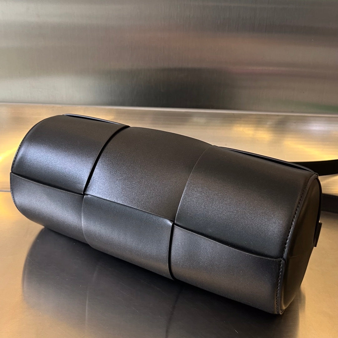 CYLINDER CASSETTE 30 IN BLACK CALFSKIN