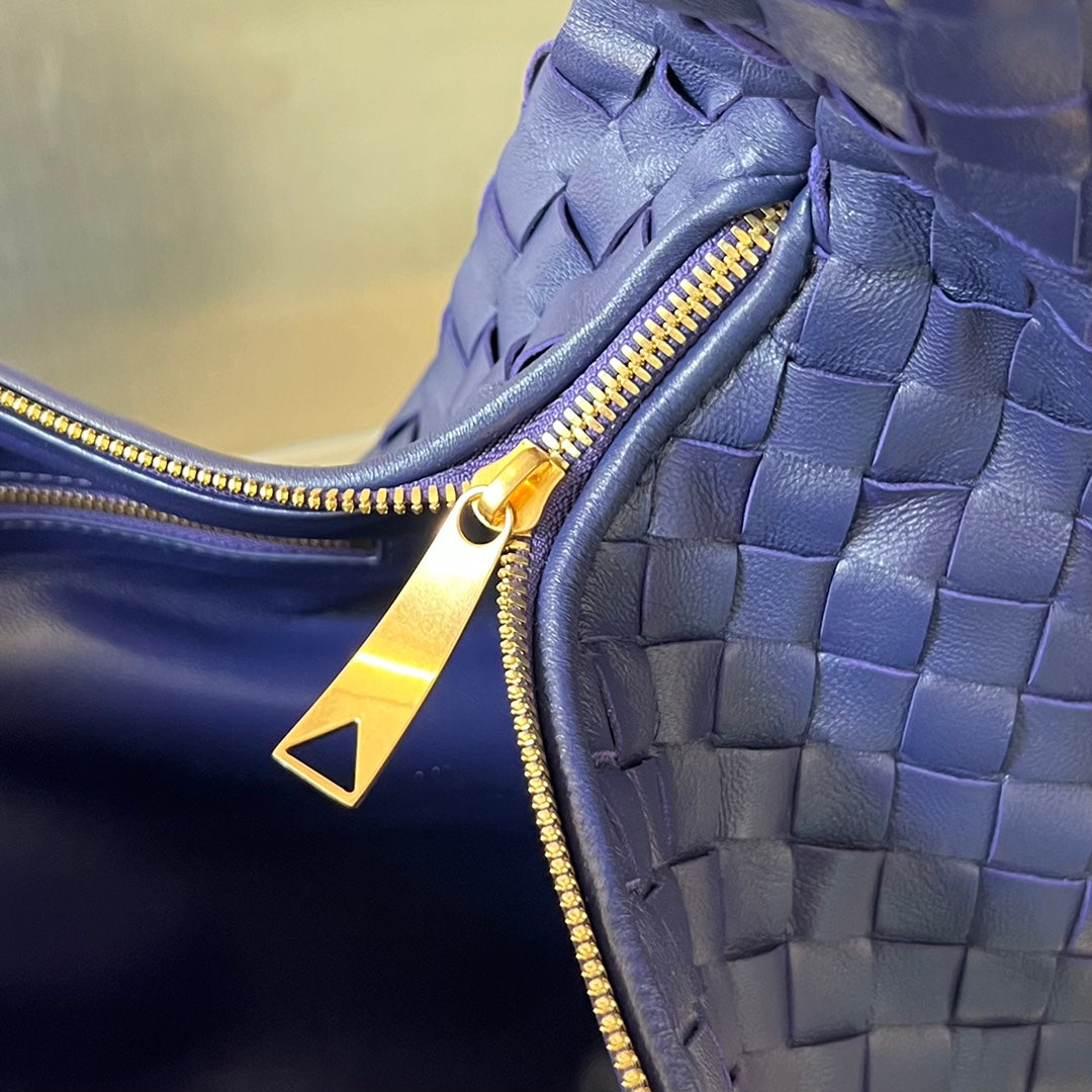 SMALL JODIE 48 INDIGO PURPLE CALFSKIN