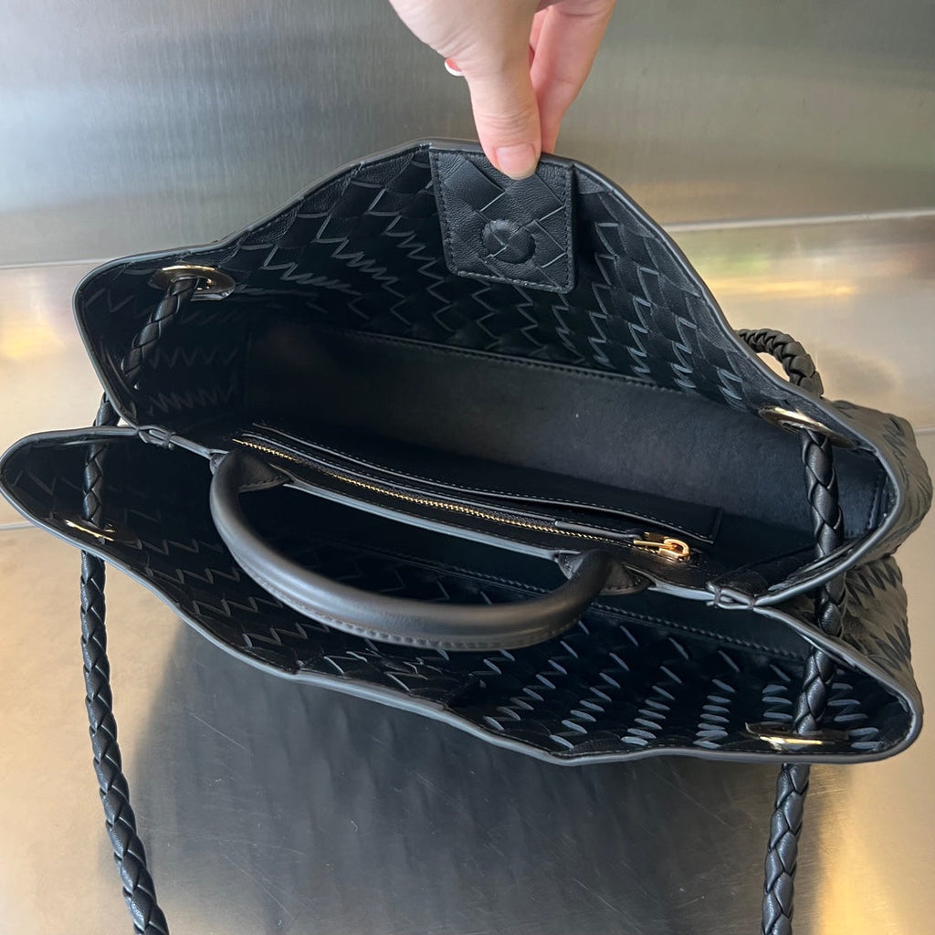 SMALL ANDIAMO 29 IN BLACK LAMBSKIN