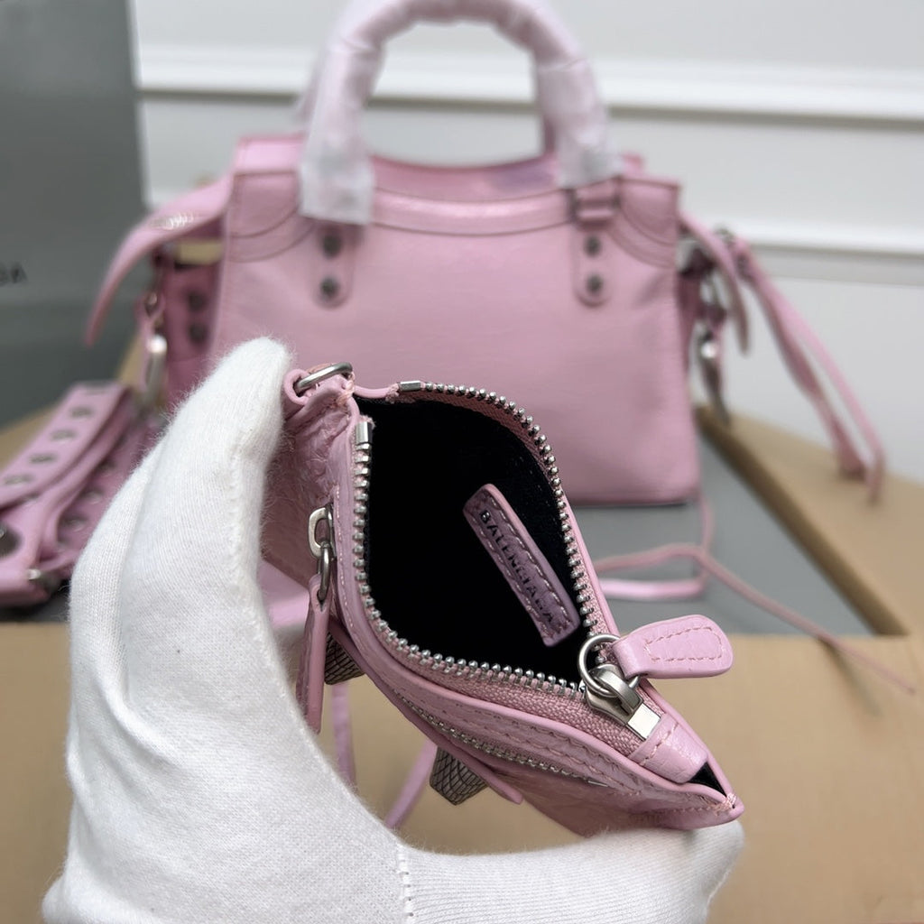 NEO CAGOLE 26 IN PINK LAMBSKIN