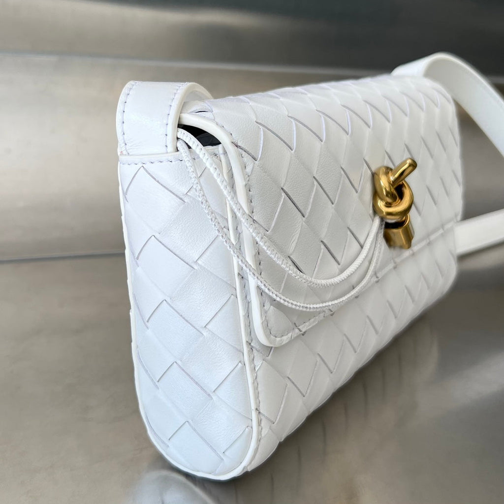 ANDIAMO 21 IN WHITE LAMBSKIN