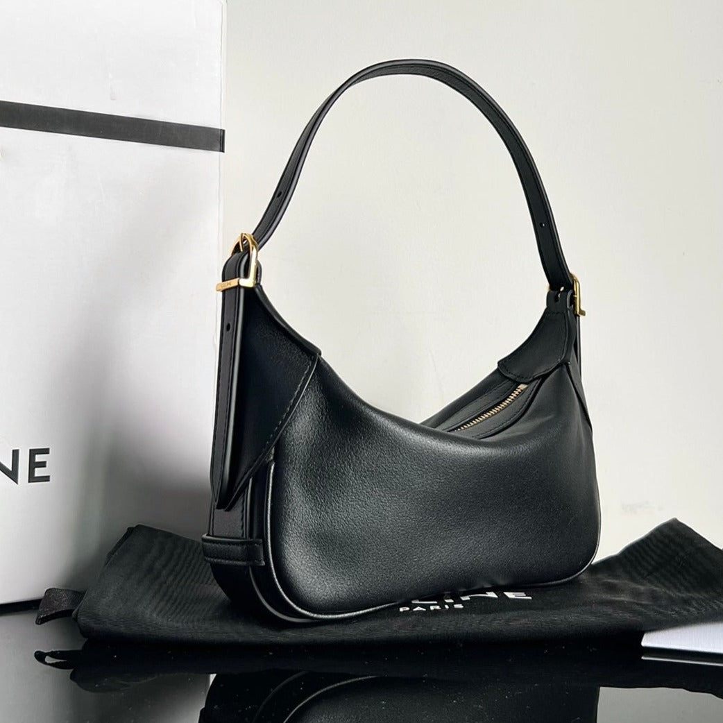 MINI SOFT 19 CALFSKIN HANDBAG BLACK