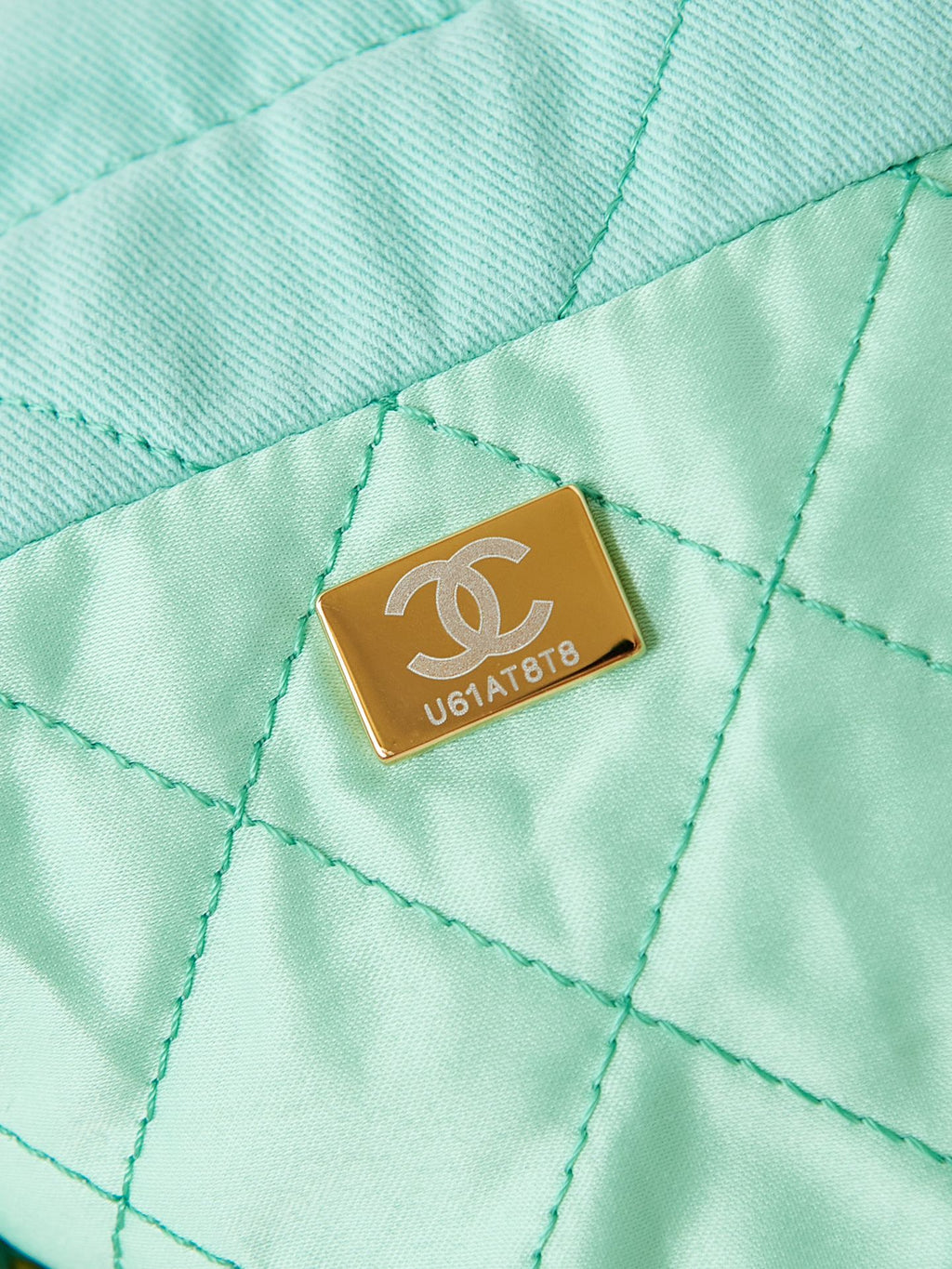 CC CLASSIC MINI 20 BAG IN TIFFANY BLUE CANVAS
