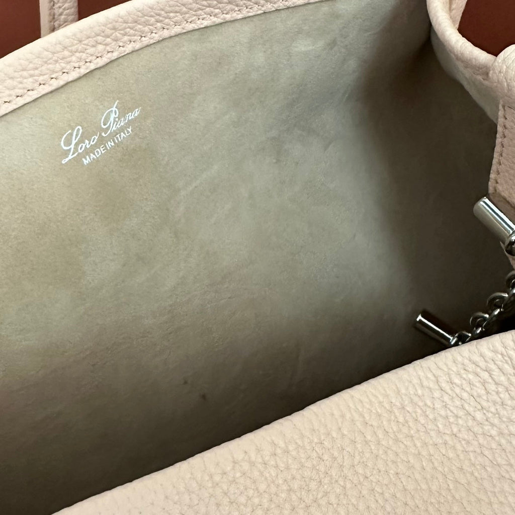MEDIUM 36 BAG IN PALE PINK CALFSKIN WITH SILVER HARDWARE