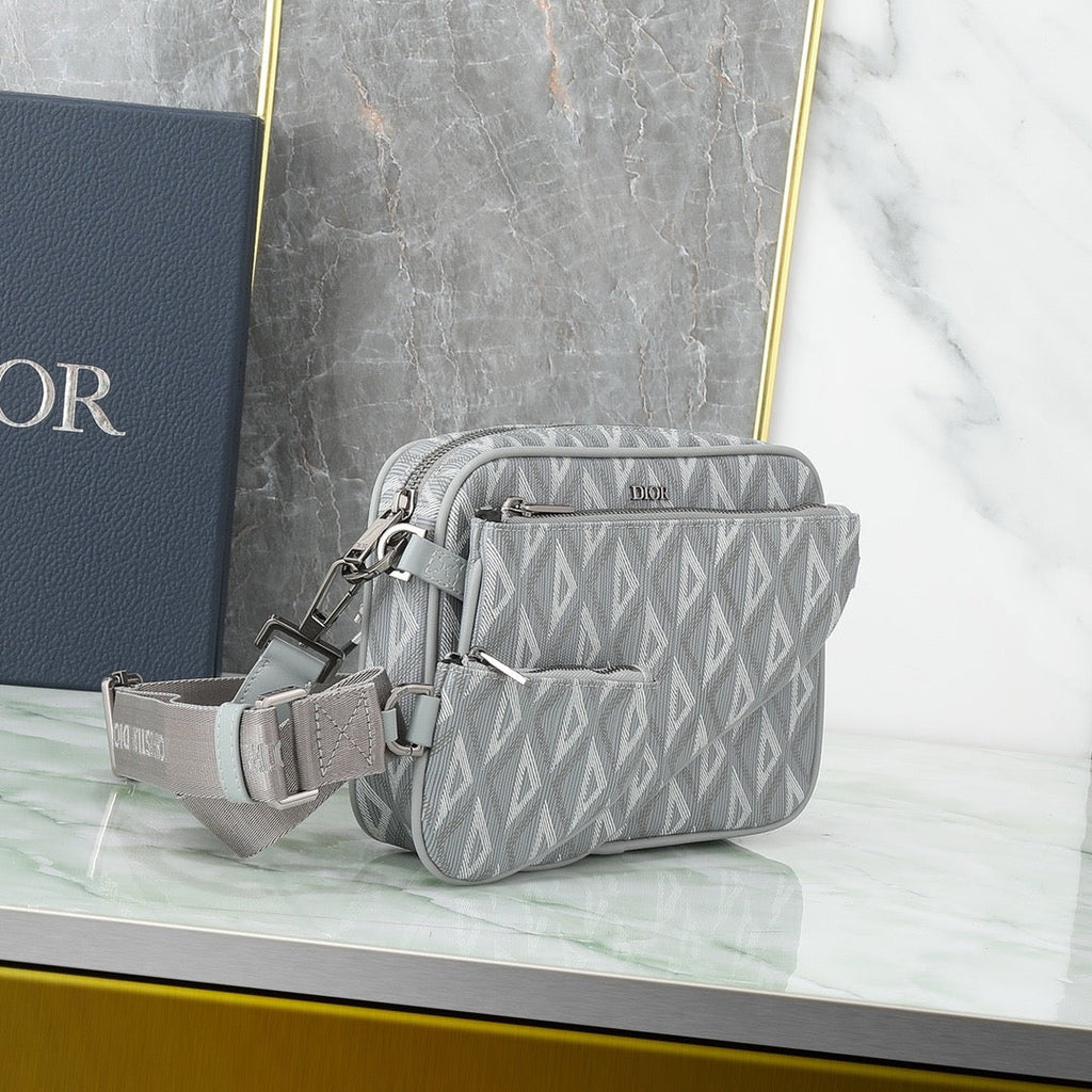 CD Diamond Messenger Bag