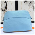 HERM Medium Bolide Travel Case In Blue Lin Cotton