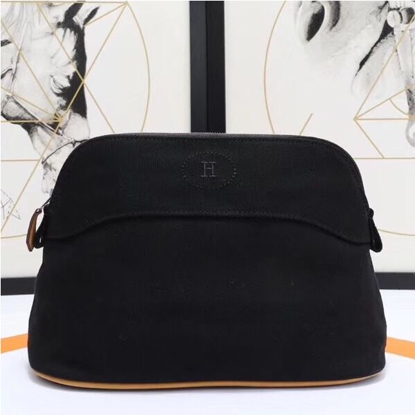 HERM Medium Bolide Travel Case In Black Cotton