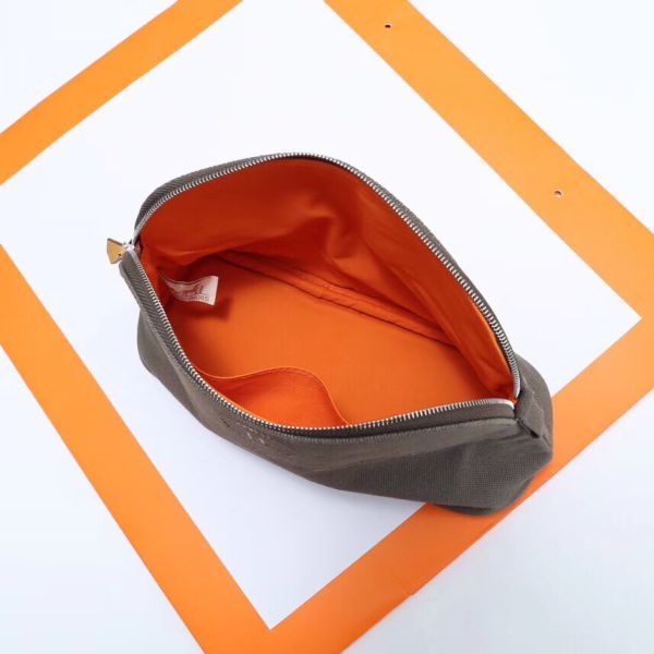 HERM Medium Bolide Travel Case In Taupe Cotton
