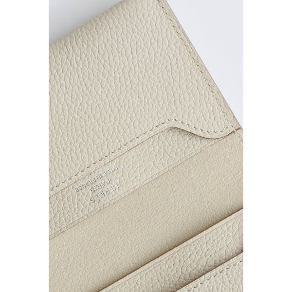 HERM R.M.S Card Holder in Beton Evergrain Calfskin