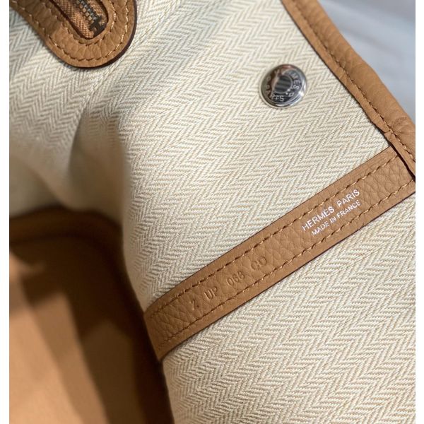 HERM Garden Party 30 Bag In Chai Taurillon Leather