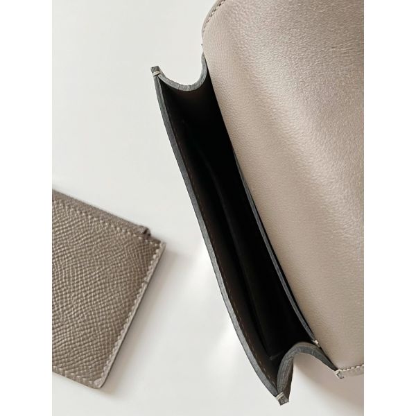 HERM Constance Slim Wallet in Etain Epsom Calfskin