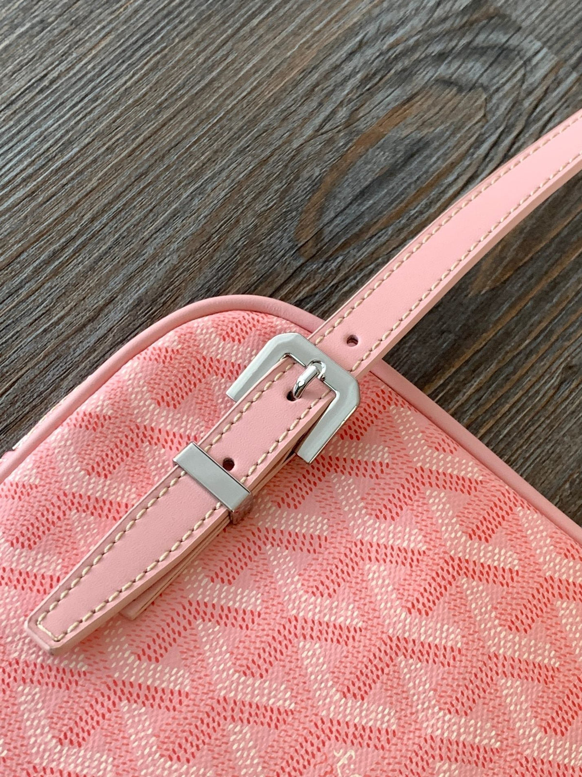 GOYA SECOND-HAND TOAST BAG 21CM PINK CANVAS